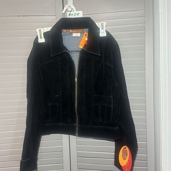 Levi black velor jacket - Picture 2 of 9